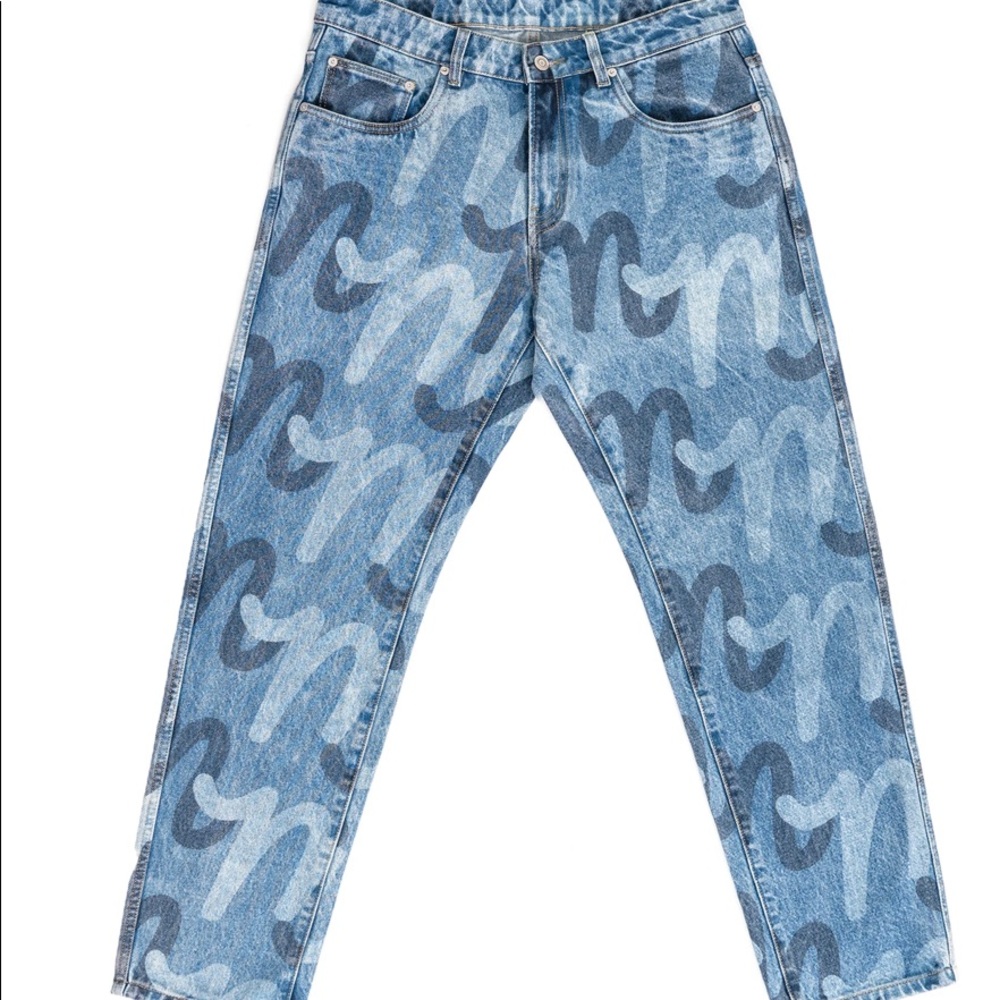 Million M Custom designer graphic Jeans